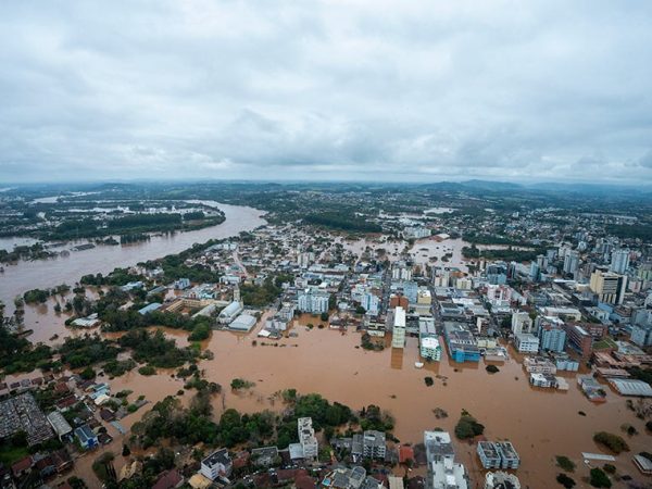 Lajeado (RS) foi uma das cidades atingidas pelas enchentes Mauricio Tonetto/Gov. do Rio Grande do Sul