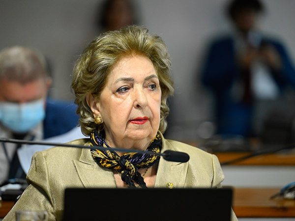 À bancada, em pronunciamento,  senadora Ivete da Silveira (MDB-SC).
