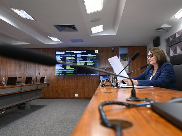 Autora do projeto que susta resolução da Conanda, Damares diz que agentes precisam manter ambiente seguro Edilson Rodrigues/Agência Senado
