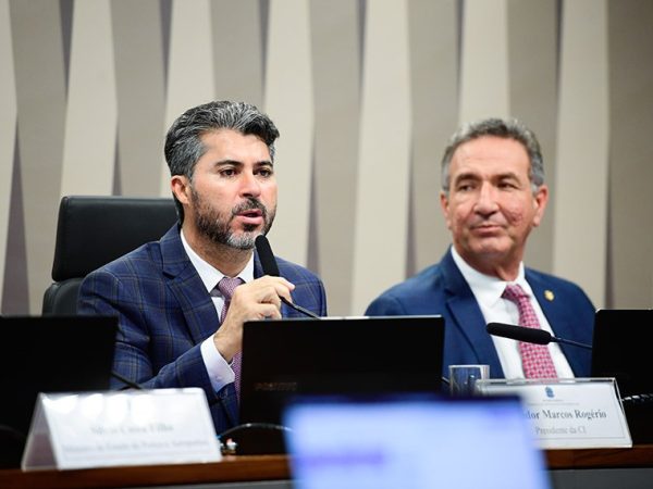 Mesa: 
presidente da CI, senador Marcos Rogério (PL-RO);
senador Lucas Barreto (PSD-AP).