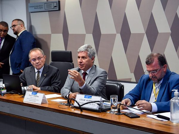 Mesa: 
presidente da CRA, senador Zequinha Marinho (Podemos-PA);
ministro de Estado do Desenvolvimento Agrário e Agricultura Familiar, Luiz Paulo Teixeira em pronunciamento;
presidente do  Instituto Nacional de Colonização e Reforma Agrária (INCRA), César Aldrighi.