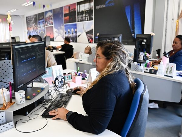 Equipe de fotografia da Agência Senado.