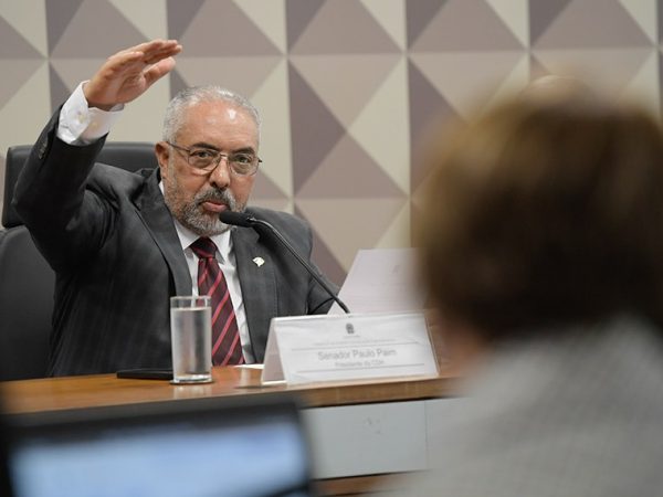 Mesa: 
presidente da CDH, senador Paulo Paim (PT-RS).