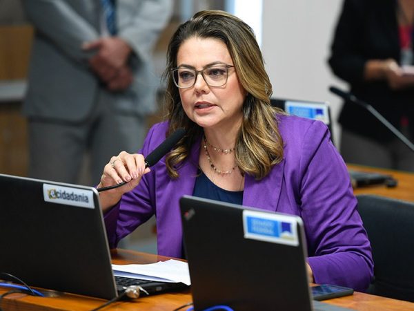 Em pronunciamento, à bancada, senadora Leila Barros (PDT-DF).
