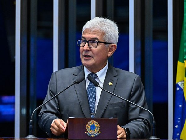 Em discurso, à tribuna,  senador Astronauta Marcos Pontes (PL-SP).
