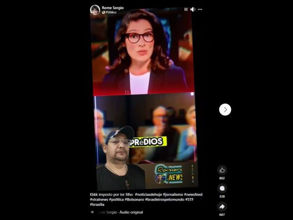 Montagem em vídeo espalha desinformação de que Senado tem votação secreta e projeto para taxar famílias com mais de um filho
