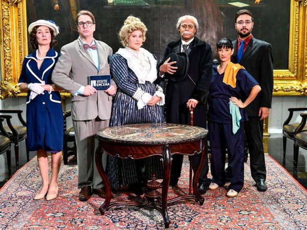 Atores interpretam personagens da história do Brasil na visitação ao Palácio do Congresso Rodrigo VIana/Senado Federal