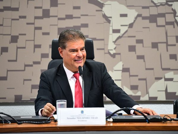 Senador Nelsinho Trad (PSD-MS) é eleito presidente da Comissão de Relações Exteriores e Defesa Nacional (CRE).