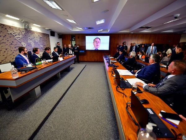 Ex-chefe da Assessoria Especial de Enfrentamento à Desinformação (AEED) do Tribunal Superior Eleitoral (TSE), Eduardo Tagliaferro em pronunciamento via videoconferência.