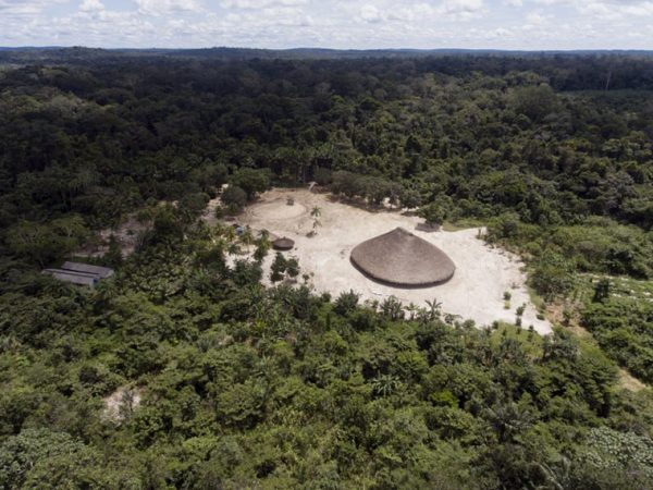 Aldeia Xeri na Terra Indígena Waimiri Atroari, em Roraima Acervo ACWA