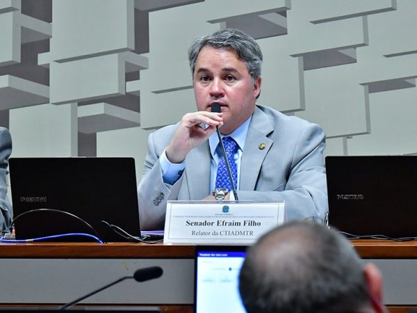 Relator, Efraim Morais apresentará parecer sobre as emendas apresentadas em Plenários para os três projetos resultantes da comissão temporária sobre processos administrativos e tributários Waldemir Barreto/Agência Senado
