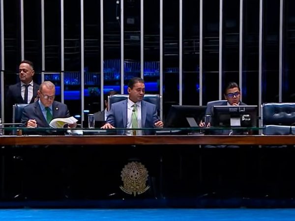 Sessão plenária do Senado desta quinta-feira presidida por Cleitinho Reprodução/Tv Senado
