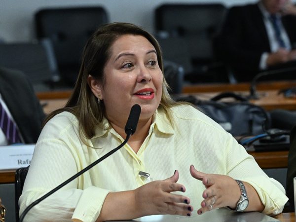 imagem_materia Em pronunciamento, à bancada, conselheira Samira de Castro.