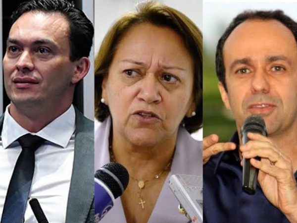 Principais candidatos ao governo do RN nas eleições 2022. — Foto: Reprodução
