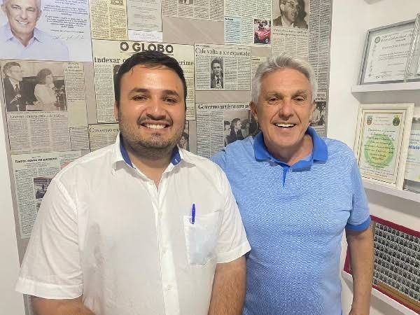 Prefeito de Caicó, Dr. Tadeu e o deputado federal João Maia. — Foto: Divulgação