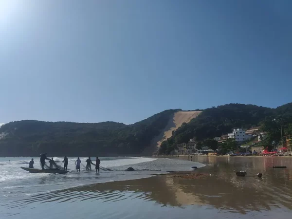 Praia de Ponta Negra, Natal, Rio Grande do Norte, RN. — Foto: Fernanda Zauli/g1