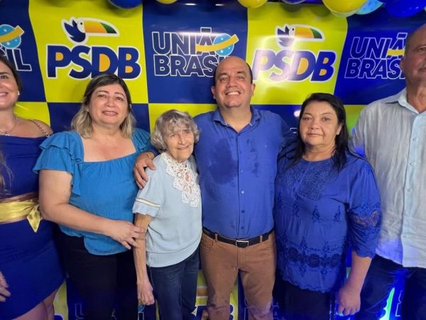 Vice-prefeito tem apoio do União Brasil do prefeito Neto Moura. — Foto: Divulgação