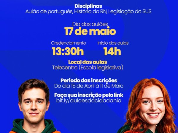 Podem participar qualquer estudante interessado em realizar concurso público. — Foto: Divulgação