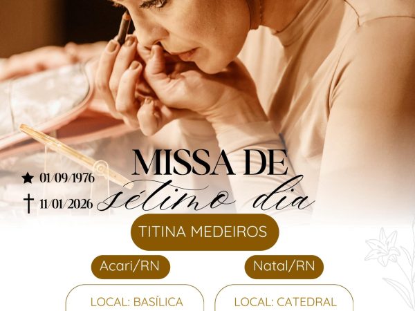 As celebrações ocorrerão no próximo domingo, dia 18 de janeiro, nas cidades de Acari e Natal. — Foto: Divulgação