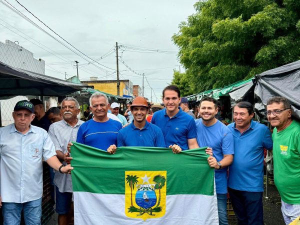 Kleber e Allyson visitaram Monte Alegre, Georgino Avelino e Arez. Por onde passaram receberam a receptividade da população. — Foto: Divulgação