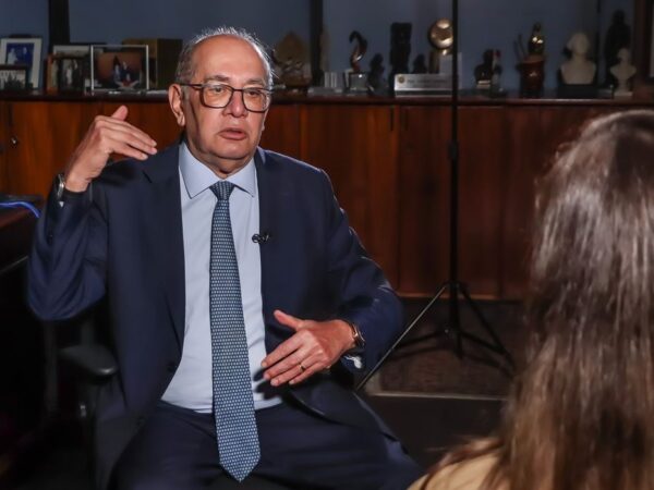 Brasília (DF), 17/03/2024,  O ministro do STF, Gilmar Mendes, durante entrevista exclusiva em seu gabinete.  Foto: Valter Campanato/Agência Brasil