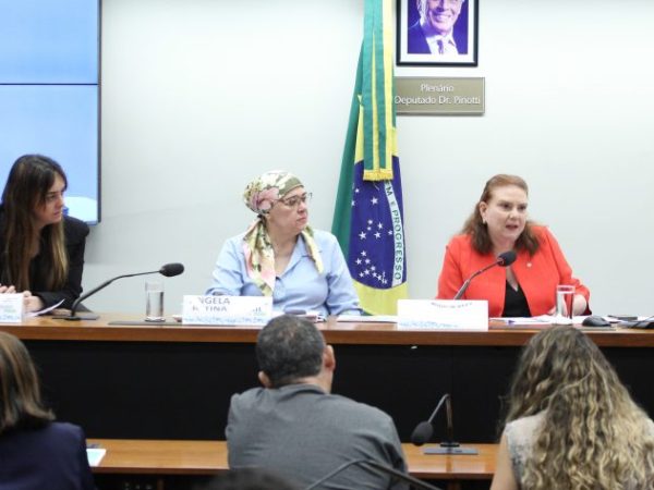 Audiência Pública - Prevenção, combate e reabilitação dos diversos tipos de cegueiras. Coordenadora da Coalizão Vozes do Advocacy Diabetes e Obesidade. - Coalizão Vozes do Advocacy Diabetes e Obesidade, Vanessa Pirollo. Representante - Retina Brasil, Ângela Sousa e Dep. Fernanda Pessoa (UNIÃO - CE)