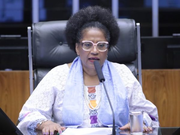 Deputada Reginete Bispo (PT-ES) fala no Plenário da Câmara dos Deputados