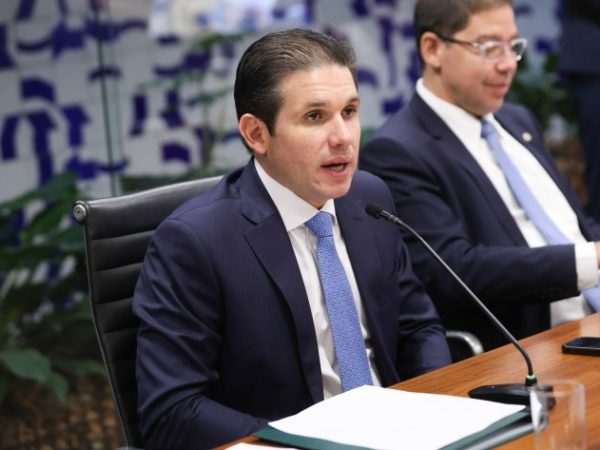 Reunião de Líderes. Presidente da Câmara dos Deputados, Hugo Motta (REPUBLICANOS - PB)
