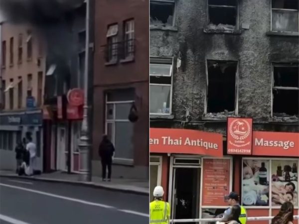 Incêndio que deixou potiguar em estado grave em UTI ocorreu em prédio em Dublin, na Irlanda — Foto: Redes sociais