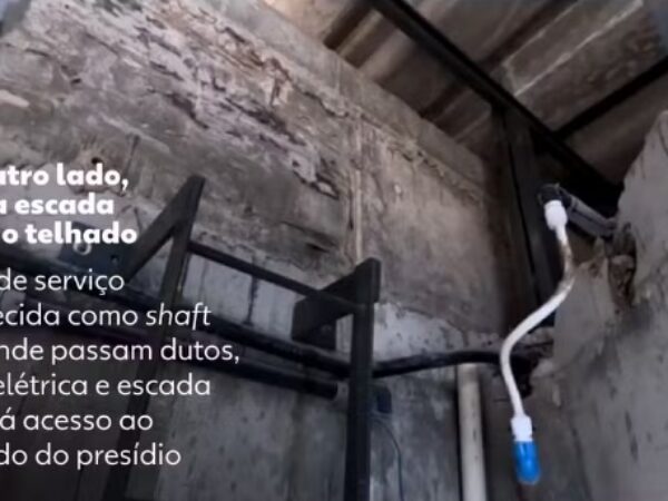 Fuga aconteceu na quarta (14) e é a primeira da história do sistema prisional federal. — Foto: Reprodução/TV Globo