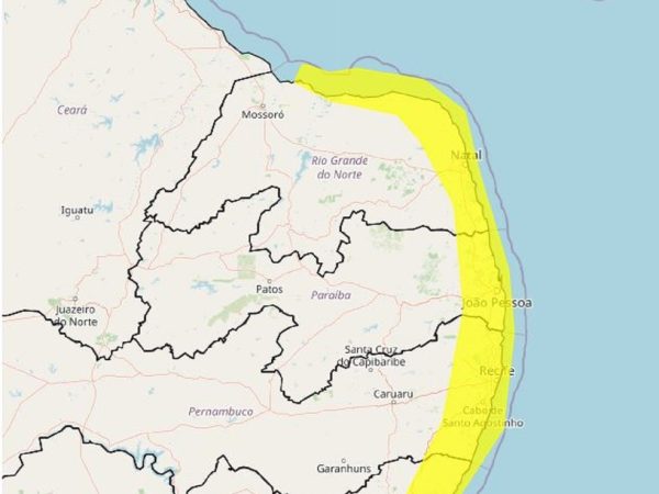 Alerta do Inmet para cidades do Rn — Foto: Divulgação/Inmet