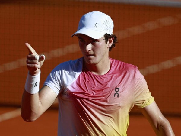 João Fonseca na final do Argentina Open, em Buenos Aires
16/02/2025
REUTERS/Matias Baglietto