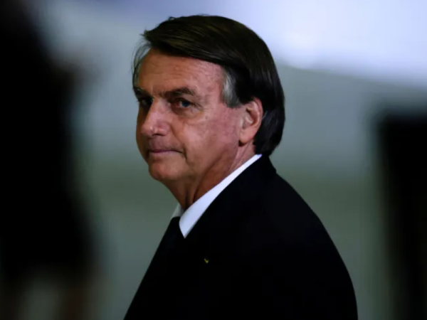 Bolsonaro afirmou que ele e seus apoiadores construíram um projeto com valores, segundo o ex-presidente, “imorrível”. — Foto: REUTERS/Ueslei Marcelino