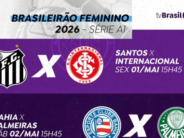 TV Brasil transmite jogos do Brasileirão Feminino nesta sexta e sábado. Foto:  Marketing/EBC