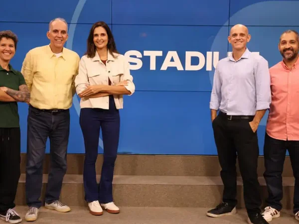 São Paulo (SP), 15/05/2026 - Comentaristas do programa da TV Brasil, Stadium Copa. Foto: Rovena Rosa/Agência Brasil