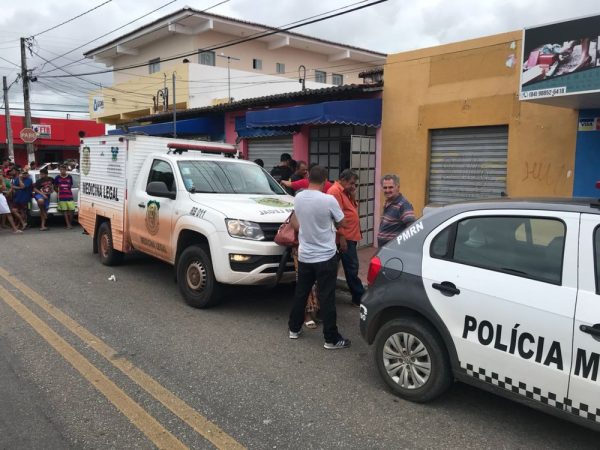 Dono de locadora foi vítima de latrocínio no bairro Pajuçara, Zona Norte de Natal (Foto: Kleber Teixeira/Inter TV Cabugi)