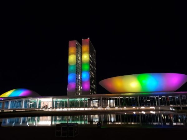 Congresso recebe projeção pelo Dia Internacional do Orgulho LGBTQIAPN+ - Pierre Triboli/Câmara dos Deputados