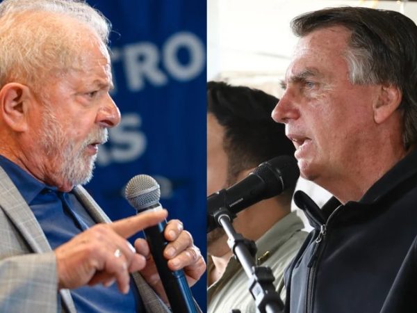 Lula e Bolsonaro. — Foto: Reprodução