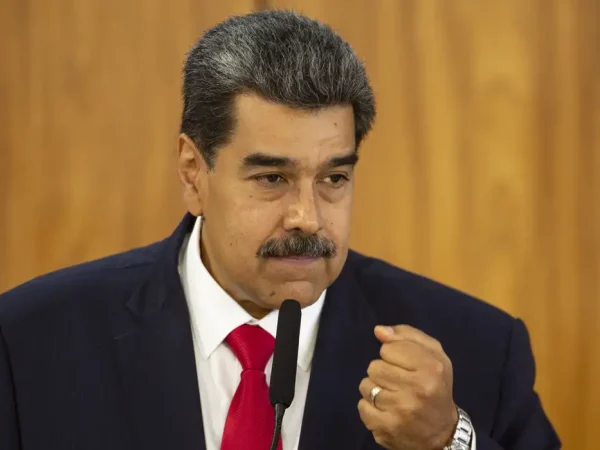 Brasília (DF), 29/05/2023 - O presidente da Venezuela, Nicolás Maduro, durante declaração à imprensa após reunião com o presidente Luiz Inácio Lula da Silva, no Palácio do Planalto. Foto: Marcelo Camargo/Agência Brasil