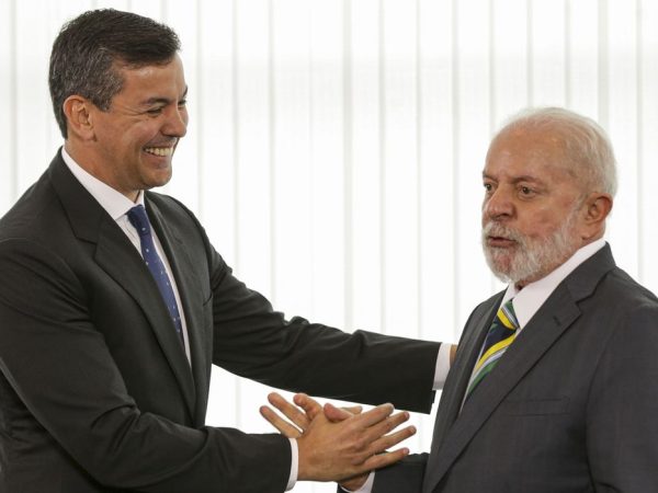 Brasília (DF), 15/01/2024 - O presidente Luiz Inácio Lula da Silva se reúne com o presidente do Paraguai, Santiago Peña, no Palácio Itamaraty. Foto: Marcelo Camargo/Agência Brasil