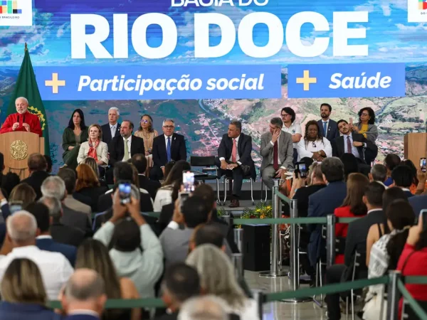 Brasília (DF), 26/09/2025 - O presidente Luiz Inácio Lula da Silva durante cerimônia de posse do Conselho Federal de Participação Social da Bacia do Rio Doce e Litoral Norte Capixaba (CFPS Rio Doce), e anúncios relacionados à área da saúde no âmbito do Novo Acordo do Rio Doce. Foto: Marcelo Camargo/Agência Brasil