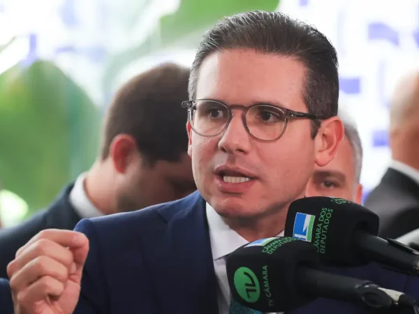 Brasília (DF), 29/05/2025  - Presidente da Câmara dos deputados, Hugo Motta, durante coletiva à imprensa após a reunião de lideres.  Foto: Lula Marques/Agência Brasil