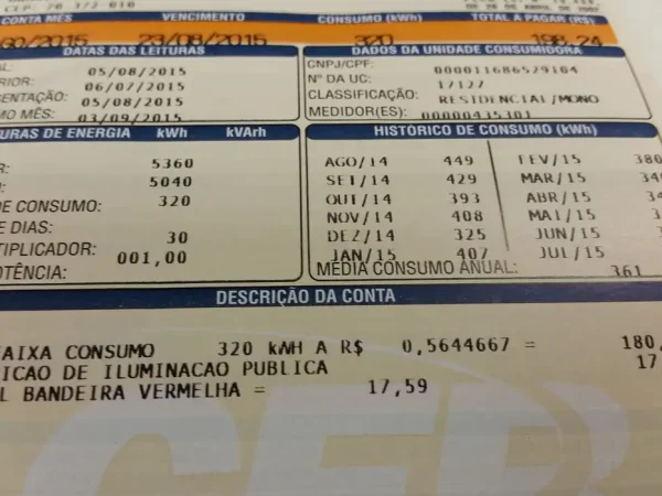 Conta de luz