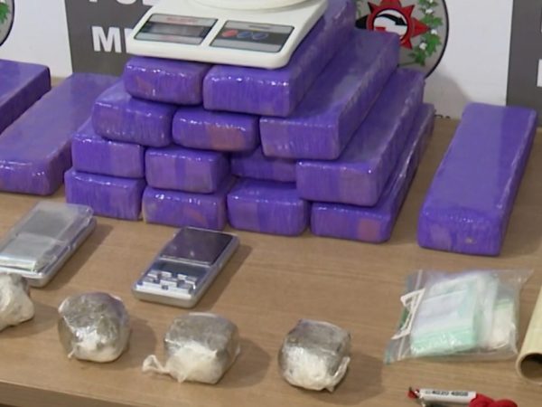 Quinze quilos de maconha foram apreendidos no Muçumagro — Foto: TV Cabo Branco/Reprodução