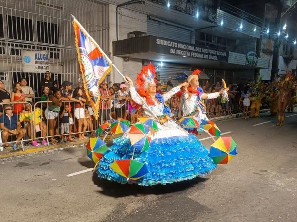 Malandros do Samba foi a campeã do Carnaval de Natal 2024 — Foto: Evaldo Gomes