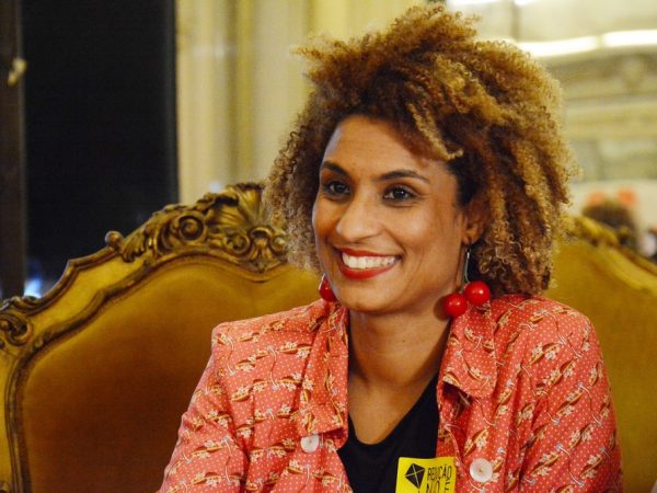 Marielle Franco, vereadora do PSOL, em foto de outubro de 2017 em debate na Câmara (Foto: Mário Vasconcellos/Câmara do Rio)