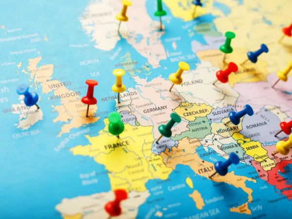 Brasília (DF), 05/03/2026 - Mapa da Europa. Foto: Aleksandr Grechanyuk/Divulgação