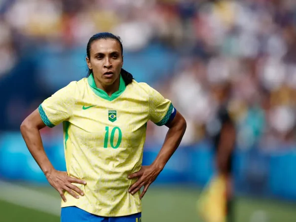 Marta em partida do Brasil nos Jogos Olímpicos
28/07/2024
REUTERS/Benoit Tessier