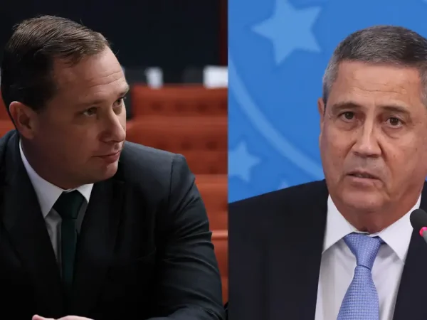 Brasília (DF), 05/06/2025 - Montagem sobre o interrogatórios dos réus da Ação Penal (AP) 2668 no STF. Mauro Cesar Barbosa Cid e Braga Netto. Foto: Ton Molina/STF e Isac Nóbrega/PR