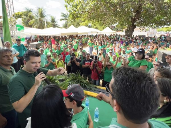 Com a presença do presidente estadual Walter Alves, as mobilizações reuniram centenas de apoiadores. — Foto: Divulgação